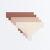 5 braguitas brasileñas invisibles de mezcla de poliamida Pantone™