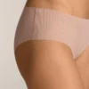 5 braguitas hipster ligeras de mezcla de poliamida acanalada con corte láser invisible