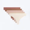 5 tangas invisibles de mezcla de poliamida Pantone™