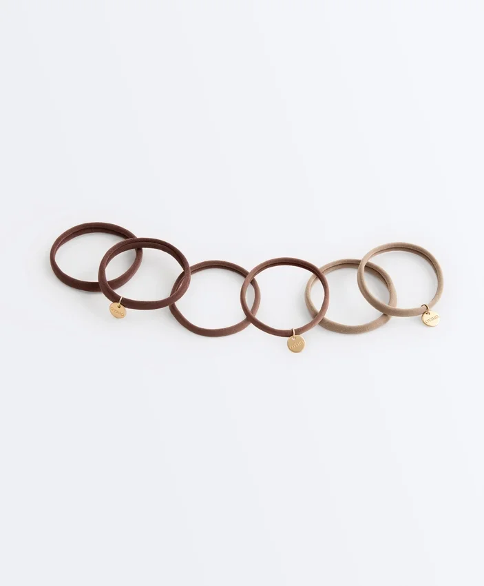 6 gomas para el pelo con placa Oysho 6 gomas para el pelo con placa Oysho