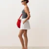 Bañador bandeau de smock a cuadros