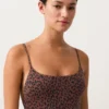 Bañador con estampado de leopardo Bañador con estampado de leopardo