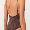 Bañador con estampado de leopardo Bañador con estampado de leopardo