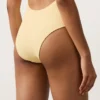 Bañador halter de croché con textura de burbujas