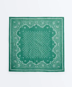 Bandana con estampado floral 100 % algodón Bandana con estampado floral 100 % algodón