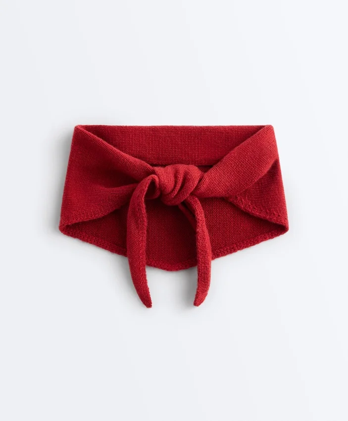 Bandana de punto 90 % lana y 10 % cachemira Bandana de punto 90 % lana y 10 % cachemira