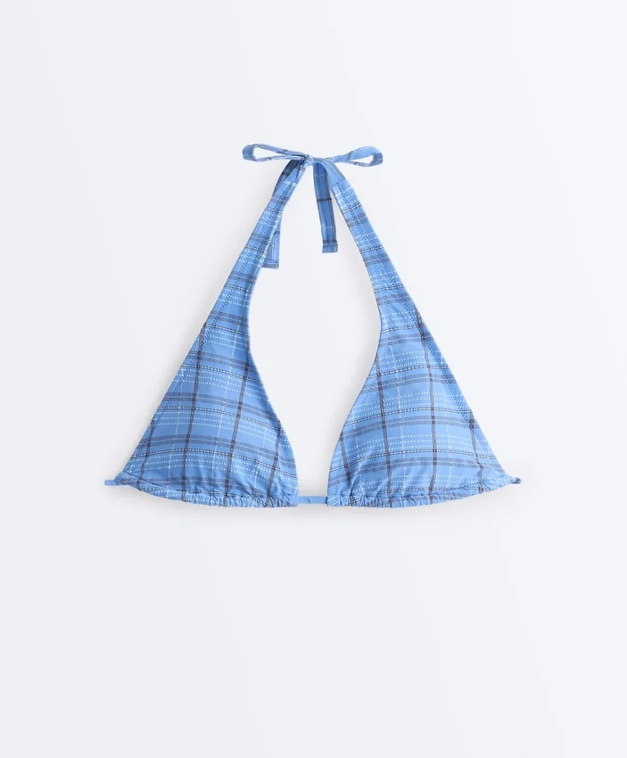 Bikini halter de cuadros vichy Bikini halter de cuadros vichy