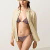 Bikini triangular con fruncidos Bikini triangular con fruncidos
