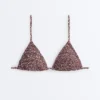 Bikini triangular con fruncidos Bikini triangular con fruncidos