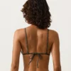 Bikinis triangulares de jacquard con efecto lavado