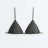 Bikinis triangulares de jacquard con efecto lavado