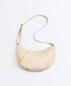 Bolso bandolera acolchado con textura