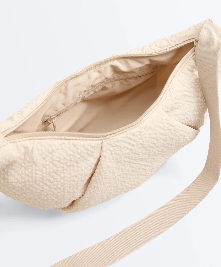 Bolso bandolera acolchado con textura Bolso bandolera acolchado con textura