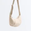 Bolso bandolera acolchado con textura Bolso bandolera acolchado con textura