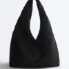 Bolso de nailon plisado Bolso de nailon plisado