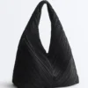 Bolso de nailon plisado Bolso de nailon plisado