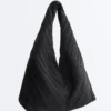 Bolso de nailon plisado Bolso de nailon plisado