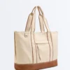 Bolso shopper de lona Bolso shopper de lona