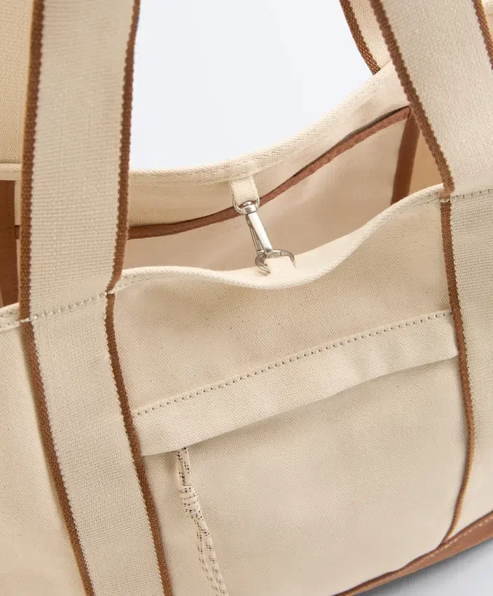 Bolso shopper de lona Bolso shopper de lona