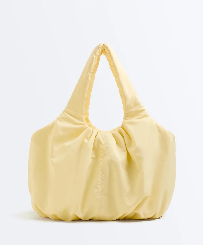 Bolso shopper fruncido Bolso shopper fruncido