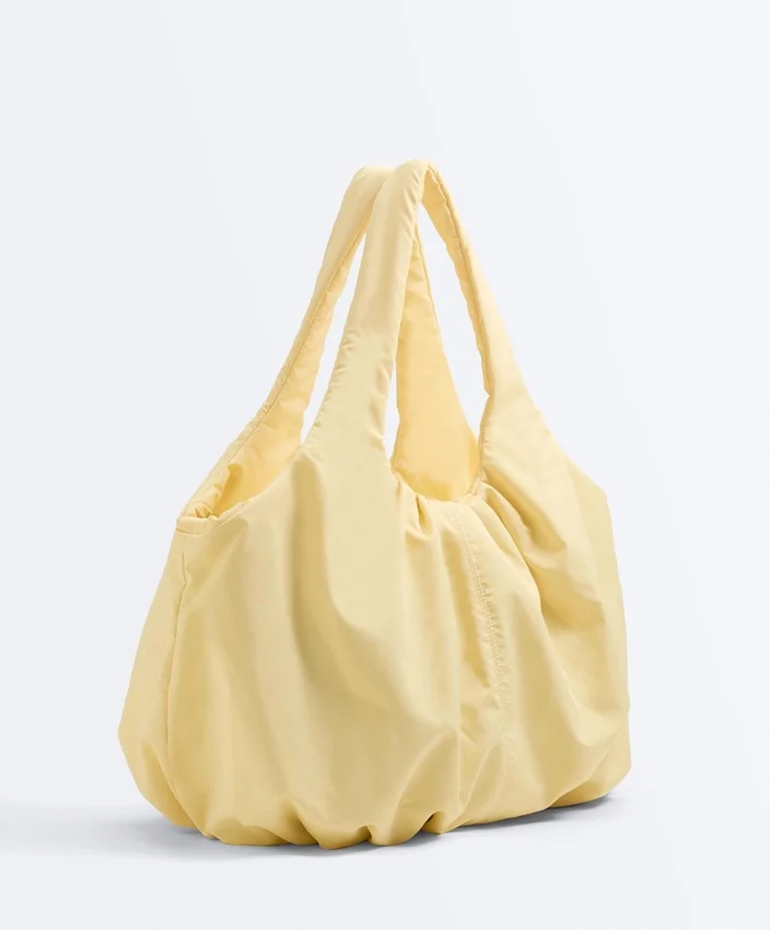 Bolso shopper fruncido Bolso shopper fruncido