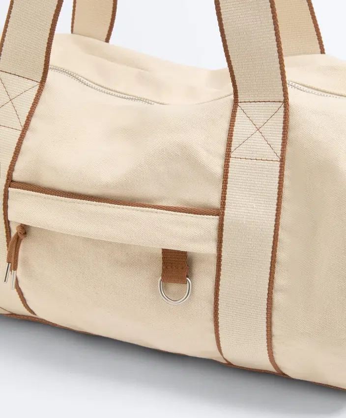 Bolso tipo bolero de lona Bolso tipo bolero de lona