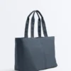 Bolso tipo shopper blando con cremallera Bolso tipo shopper blando con cremallera