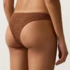 Braguitas de bikini brasileñas con corte en U y tejido arrugado Braguitas de bikini brasileñas con corte en U y tejido arrugado
