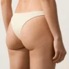 Braguitas de bikini brasileñas con corte en U y tejido arrugado Braguitas de bikini brasileñas con corte en U y tejido arrugado