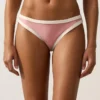 Braguitas de bikini clásicas con ribete en contraste Braguitas de bikini clásicas con ribete en contraste