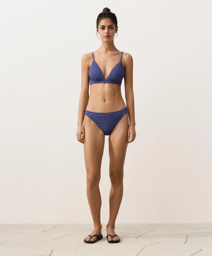Braguitas de bikini clásicas de cuadros vichy Braguitas de bikini clásicas de cuadros vichy