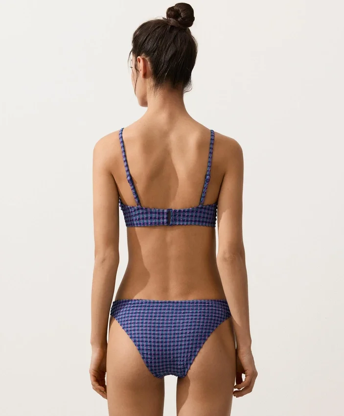 Braguitas de bikini clásicas de cuadros vichy Braguitas de bikini clásicas de cuadros vichy