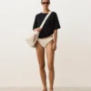 Braguitas de bikini clásicas de ganchillo con textura de burbujas Braguitas de bikini clásicas de ganchillo con textura de burbujas