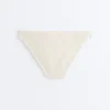 Braguitas de bikini clásicas de ganchillo con textura de burbujas Braguitas de bikini clásicas de ganchillo con textura de burbujas