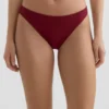 Braguitas de bikini clásicas de jacquard de cuadros pequeños Braguitas de bikini clásicas de jacquard de cuadros pequeños