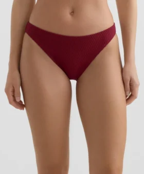 Braguitas de bikini clásicas de jacquard de cuadros pequeños