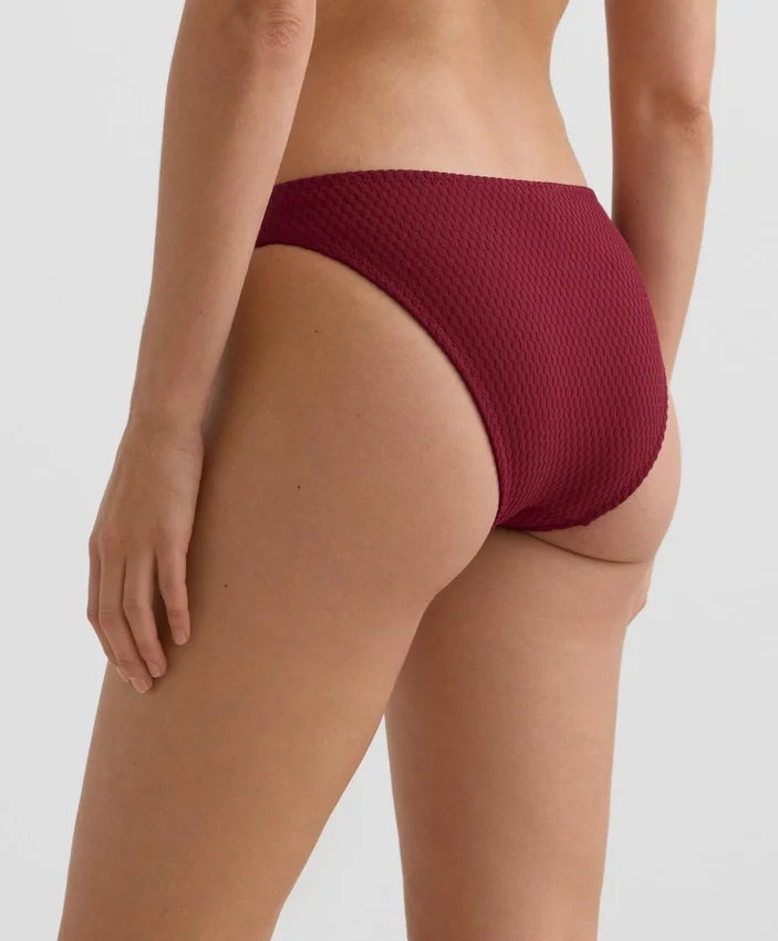 Braguitas de bikini clásicas de jacquard de cuadros pequeños Braguitas de bikini clásicas de jacquard de cuadros pequeños