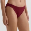 Braguitas de bikini clásicas de jacquard de cuadros pequeños Braguitas de bikini clásicas de jacquard de cuadros pequeños