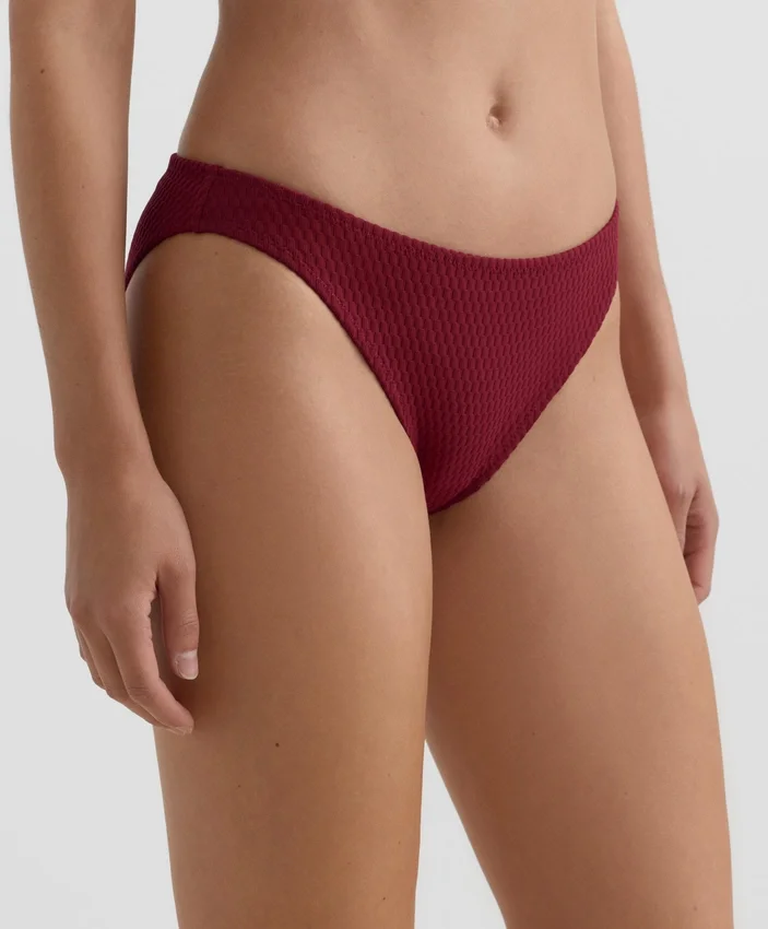 Braguitas de bikini clásicas de jacquard de cuadros pequeños Braguitas de bikini clásicas de jacquard de cuadros pequeños