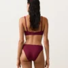 Braguitas de bikini clásicas de jacquard de cuadros pequeños Braguitas de bikini clásicas de jacquard de cuadros pequeños