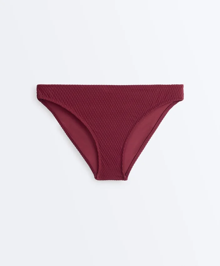 Braguitas de bikini clásicas de jacquard de cuadros pequeños Braguitas de bikini clásicas de jacquard de cuadros pequeños