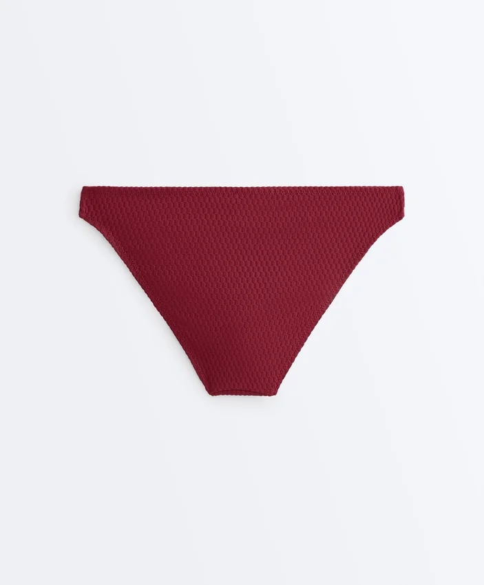 Braguitas de bikini clásicas de jacquard de cuadros pequeños Braguitas de bikini clásicas de jacquard de cuadros pequeños