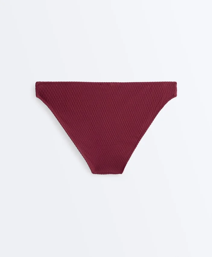 Braguitas de bikini clásicas de jacquard de cuadros pequeños Braguitas de bikini clásicas de jacquard de cuadros pequeños