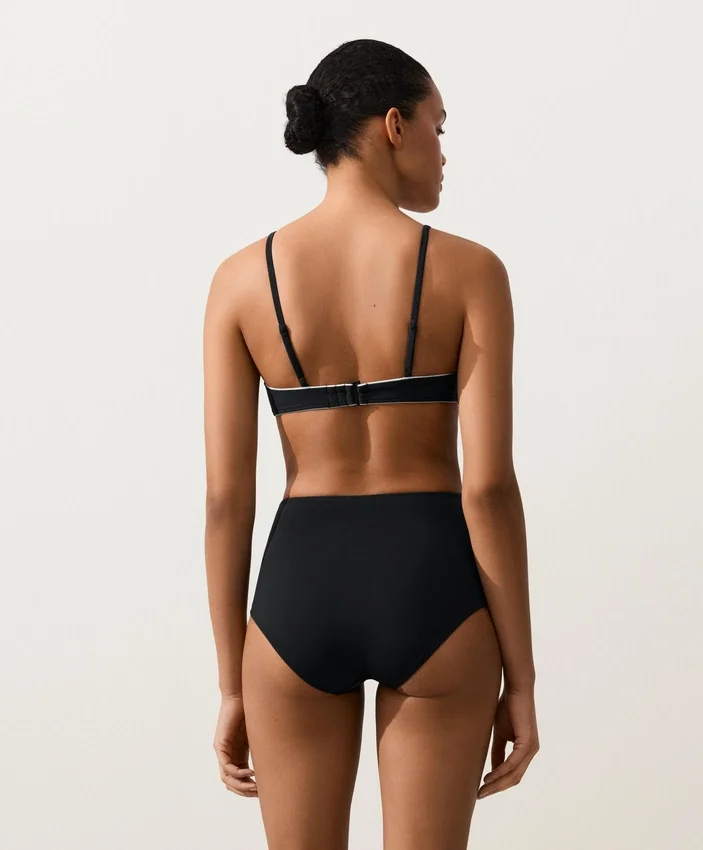 Braguitas de bikini de cintura alta moldeadoras Braguitas de bikini de cintura alta moldeadoras