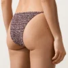 Braguitas de bikini de cobertura media con fruncido y lazo Braguitas de bikini de cobertura media con fruncido y lazo
