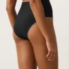 Braguitas de bikini de talle alto con ribete