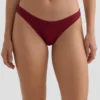 Braguitas de bikinis brasileñas con corte en U y tejido jacquard de cuadros pequeños Braguitas de bikinis brasileñas con corte en U y tejido jacquard de cuadros pequeños