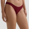 Braguitas de bikinis brasileñas con corte en U y tejido jacquard de cuadros pequeños Braguitas de bikinis brasileñas con corte en U y tejido jacquard de cuadros pequeños