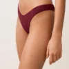 Braguitas de bikinis brasileñas con corte en U y tejido jacquard de cuadros pequeños Braguitas de bikinis brasileñas con corte en U y tejido jacquard de cuadros pequeños
