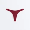 Braguitas de bikinis brasileñas con corte en U y tejido jacquard de cuadros pequeños Braguitas de bikinis brasileñas con corte en U y tejido jacquard de cuadros pequeños